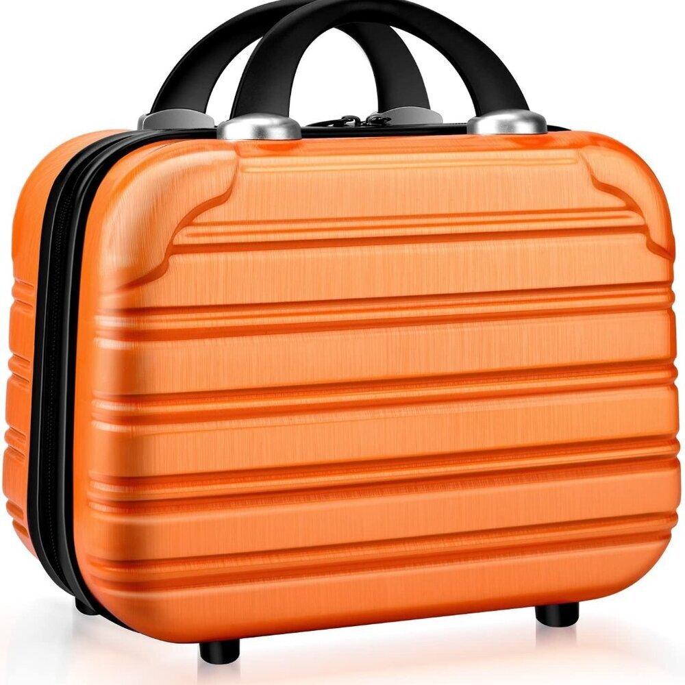 14inch Makeup Train Case PC ABS Cosmetic Case Hardshell Makeup Bag Organizer Toi